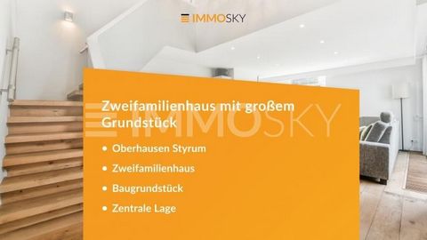 In Oberhausen-Styrum erwartet Sie ein bezauberndes Zweifamilienhaus mit Anbau und Baugrundstück, das durch seinen Charme und seine Ausstattung besticht. Mit einer großzügigen Wohnfläche von ca. 220 Quadratmetern, verteilt auf zwei Geschosse, zwei im ...