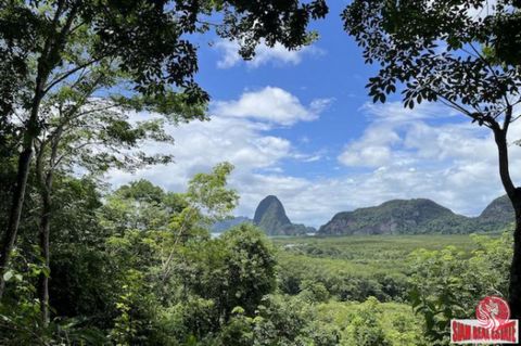 A 18 rai land plot (28,800 sqm) consisting of a rubber plantation with two sides of the spectacular Phang Nga Bay view is for sale in Khlong Khian, Phangnga. The land is gradually sloping and surrounded by the rubber plantations. As it is next to a m...