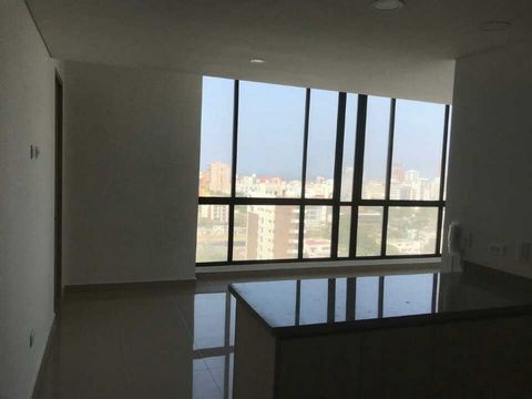 Apartment studio in the north of the city are sold on sale It has built 63m2  Consist: 1 bedroom with bathroom Living room Dining room  1 social bathroom.  Kitchen Work area  1parking lot 1 deposit  2 elevator  Rooftop Social Areas 2 Jacuzzi for adul...