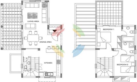 Villa For sale in Pegeia. The Villa is 143 sq.m. and it is located on a plot of 451 sq.m.. It consists of: 3 bedrooms (3 Master), 3 bathrooms, 1 kitchens, 1 living rooms and it also has 1 parkings (1 Closed). The property was built in 2021. Its heati...