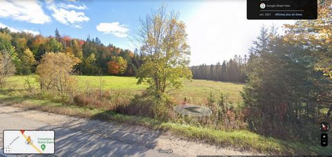 Superbe terrain plat vierge zoné résidentiel et commercial de 1.5 acre situé en pleins coeur de Notre-Dame-De-La-Salette. N'attendez pas!! INCLUSIONS -- EXCLUSIONS --