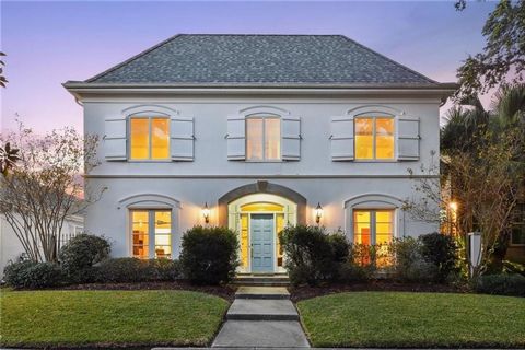 This elegant home is ideally located in the heart of Lakeview, just a short drive from the vibrant shops and renowned restaurants on Harrison Avenue, as well as City Park. This four-bedroom, three-bathroom residence captivates with its French Provinc...