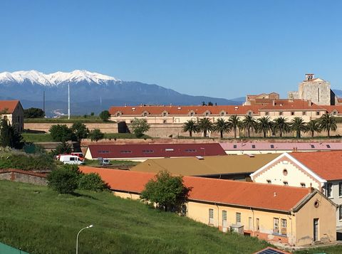 SALE IN PERPIGNAN CENTER. All amenities and shops nearby, it is on the top floor that this magnificent 4-room apartment of 130m2 is nestled, like a lighthouse above the city, and which offers a superb panorama of the city, the Canigou and the Corbièr...