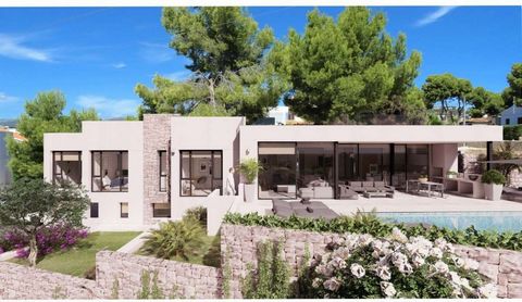 This new construction is planned in a tranquil urbanisation. It has an ideal location. Just 20 mins by foot to the beach of la Fustera. Ten car minutes to the centre of Calpe with all amenities.  The villa has 2 floors. There is a nice living / dinin...