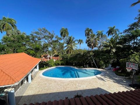 This stunning property in the tranquil hills of La Mulata, Sosúa, is a rare gem, offering privacy and luxury on a sprawling 1-acre lot . The estate features a spacious two-story main villa with vaulted ceilings, 3 bedrooms, 3.5 bathrooms, an outdoor ...