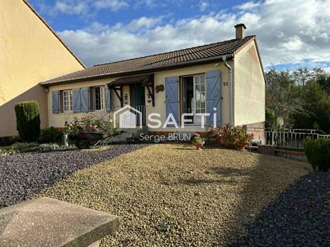 Pavillon plain pied de 82 m² sur 5,44 ares de terrain
