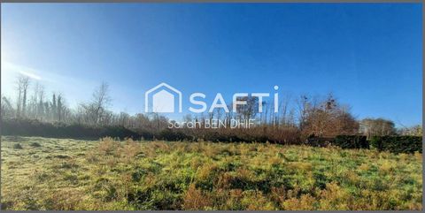 Beau terrain constructible d’environ 860 m², libre de tout constructeur et pré-viabilisé.