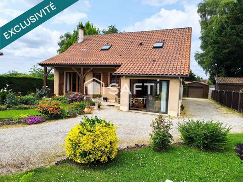 Magnifique jardin pour cette maison dans le bourg