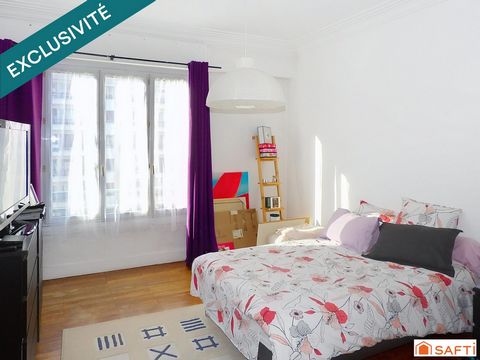 Appartement lumineux de 67 m2 au 5éme étage avec ascenseur.