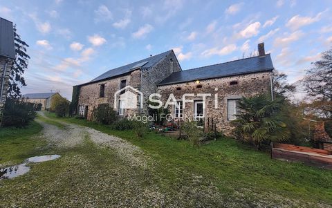 Grand corps de ferme avec bâtisse du XIII ème siècle