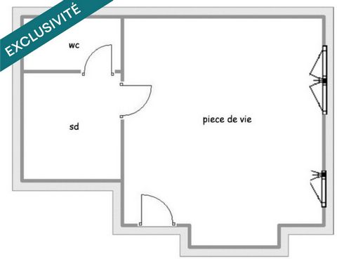 Studio avec potentiel – Centre historique