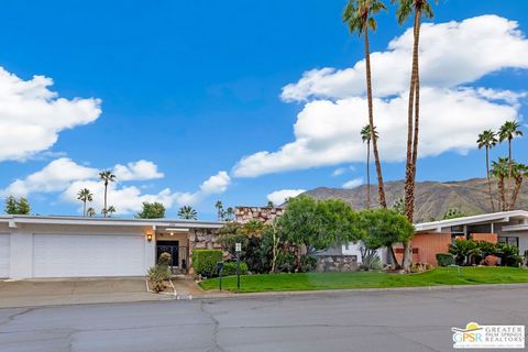 Step back in time - vintage Canyon Estates home on fee land. Renowned architect Charles DuBois envisioned this mid-century community. His design's iconic features are expertly represented in this home - clean, simple lines, high ceilings with clerest...