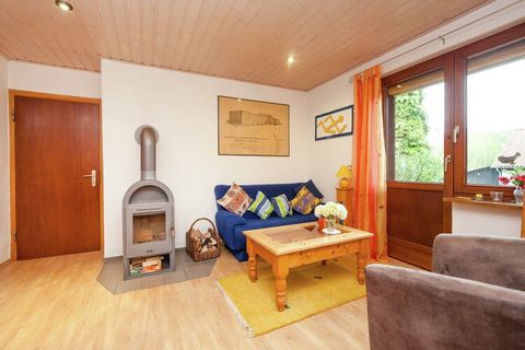 This beautiful holiday flat is located on the ground floor of a well-kept house in Großalmerode, North Hesse, nestled in the picturesque landscape of the Werra Valley. The flat is stylishly furnished and has lots of wooden furniture that has been lov...