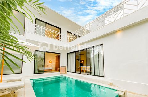 This charming villa is located in the heart of Canggu. Designed to encapsulate the easy-breezy Bali lifestyle, the living area flows harmoniously into an open kitchen, creating a seamless and inviting space. Step out from the living room onto a breat...