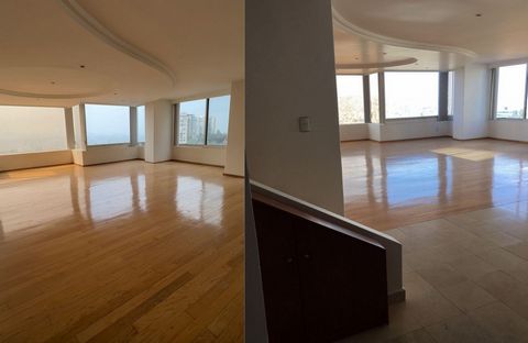 BRCM205 LS Penthouse for sale, maid's quarters, and lobby, Naucalpan, Mexico City 3 bedroom penthouse, elegant living and dining room, ideal for receiving guests, with magnificent lighting, spacious spaces. GYMNASIUM Space equipped with everything yo...