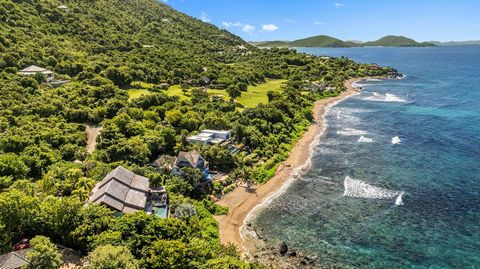 Experience the beauty and tranquility of the British Virgin Islands at Villa La Vida, a stunning private residence located on the western shores of Virgin Gorda. Tucked away in the exclusive Nail Bay community, this secluded beachfront villa offers t...