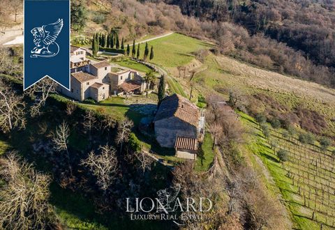 Descrizione immobile in Vendita Immersa nella campagna di Firenze, questa magnifica tenuta con un antico borgo è in vendita. La tenuta si estende per 27 ha, con la zona abitativa composta da tre strutture per complessivi 600 mq e completamente recint...