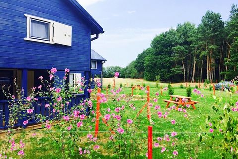 Gemütliches, modern eingerichtetes Ferienhaus über zwei Etagen auf schönem Naturgrundstück. Die Gegend rund um das Stettiner Haff ist ideal für Naturliebhaber und Ruhesuchende. Eingebettet in Wälder, Wiesen und Wasserlandschaften, bietet die Region i...