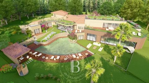 In the heart of the sought after gated and secured domain Les Parcs de Mougins, property of approx. 935 sq.m in a peaceful environment, sheltered from view, which will be completely renovated with high quality appointments comprising a main villa and...