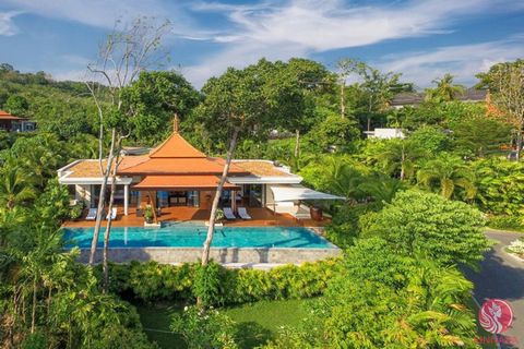 This luxury villa is offered for sale for 3.8 mln USD. Experience the epitome of luxury living with this exclusive five-star villa nestled in a secluded enclave of Naithon Beach. Boasting a sprawling 886 square meters of lavish living space, this met...