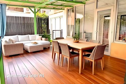 Proche plage, bas de villa T3 avec 180 m² de jardin privatif