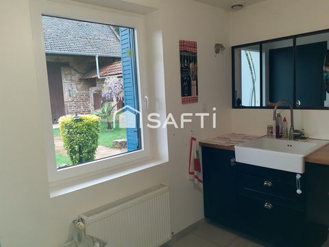 Maison de campagne d'environ 70m²,2 chambres, cuisine, séjour, avec studio indépendant d'environ 30m²plus dépendances