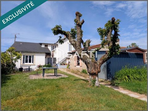 Maison, 3 chambres, garage, dépendances, terrain.