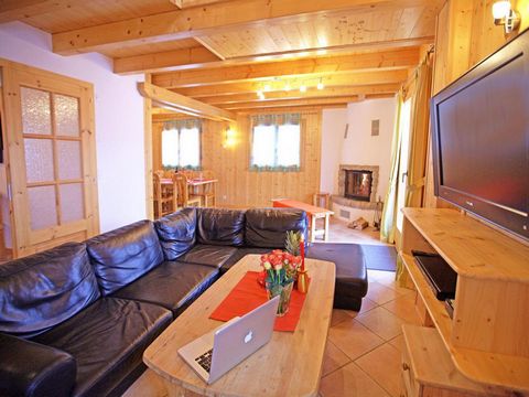 The new magific chalet Michelle with sauna and internet access, have the charme of a swiss mountain chalet. You have an acces to the huge panoramic terrace with a great view on the Bernese Alps and the Rhone Valley. In the center you find a small sup...
