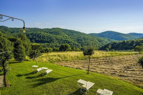 Splendid accommodations for families and couples, old stone farmhouse in Valle di Mezzo, a locality near Anghiari, surrounded by nature. The recently completed delicate restoration has given life to four apartments, all finely furnished in a delightf...