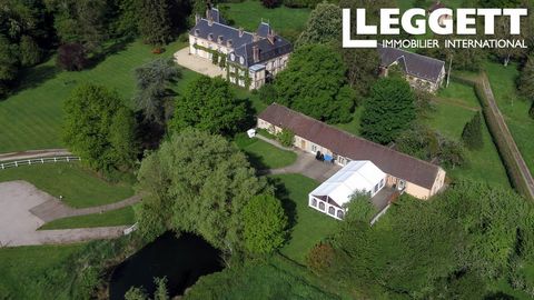 A14554 - The property is ideally situated to the west of the Paris Basin, on the edge of the Eure department near Verneuil sur Avre, in the heart of Normandy in the wooded region of the Pays d'Ouche. This superb property, which dates back to 1630, is...