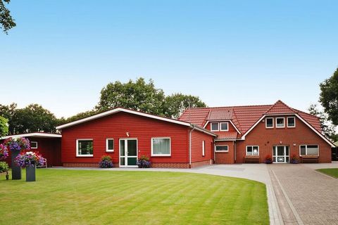 Tastefully furnished holiday home in Swedish style surrounded by beautiful nature. The cozy, modern furnishings create a feel-good atmosphere and you can enjoy the view of the well-kept garden from the beautifully landscaped terrace. On rainy days, a...
