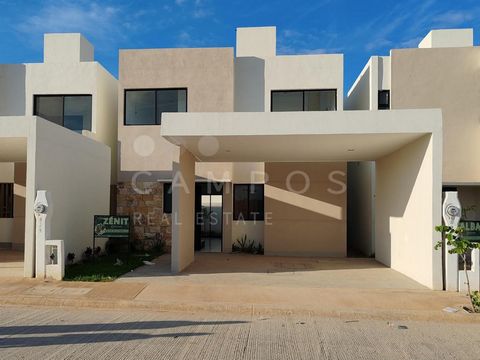 3 bedroom house in private residential, 15 minutes from the airport of Merida, Yucatan One bedroom on the ground floor GROUND FLOOR Living room Dining room Kitchen 1 Bedroom 1 Full Bathroom Service Area Covered carport UPPER FLOOR 2 Bedrooms with dre...