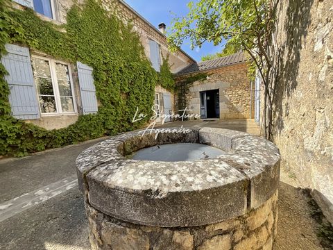 Located a few minutes from Nérac in a quiet and green environment, come and discover this beautiful property of 340 m2. After crossing a pretty patio, you enter a large bright hall that serves a beautiful living room and a fully equipped kitchen over...