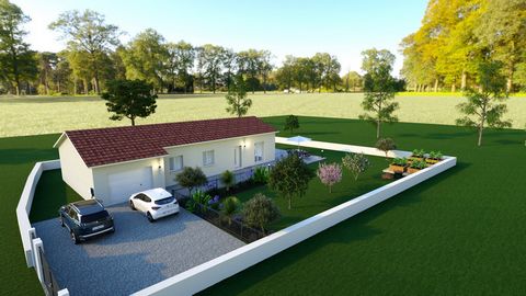 Sur la commune de Douvres, Demeures Rhône Alpes vous propose un projet de construction d'une magnifique maison de 80 m2 habitables avec un garage de 21 m2. Elle est composée de trois chambres, d'une salle de bain, d'un Wc séparé, d'un grand espace jo...