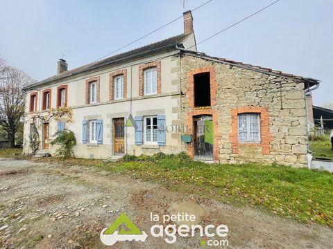 Your Petite Agence Aubusson offers for sale in the Mouthier d'Ahun sector, this magnificent semi-detached house of nearly 110m2 in its green setting a stone's throw from all amenities with a nice plot of 1609m2. It has a nice living room of 19m2, a k...