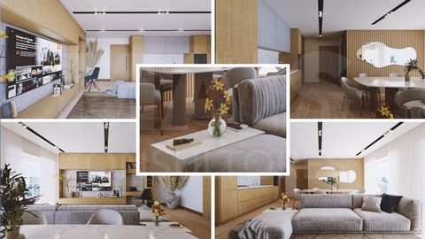 Este apartamento T2 em construção oferece um design moderno e eficiente, com uma área total de 130 m². O conceito de open space na sala e cozinha proporciona uma sensação de amplitude. O imóvel conta com 2 quartos, sendo 1 suíte, além de enorme varan...