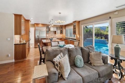 Come enjoy all this turnkey beauty has to offer. Corner lot on a level .14 acre lot, this inviting Poway home has 3 large bedrooms (primary on main) with an optional fourth or office AND a 20x18 loft. Hardwood flooring in all but the laundry room. LE...