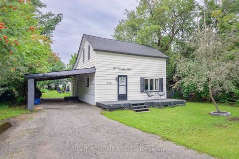 DescriptionWelcome to 155 Farquhar St in Gravenhurst! This charming 1.5-story family home boasts 3 bedrooms and 1.5 bathrooms on a spacious 65x134 lot with mature trees. Enjoy a private backyard, ample parking including a carport, and extra storage s...