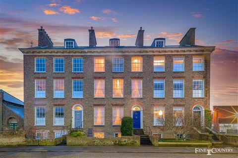 A Grade II listed, Georgian townhouse offers comfortable living over four floors, with additional space in the attic. The property provides four bedrooms and a large family bathroom on two floors, two generous reception rooms linked by glazed doors o...