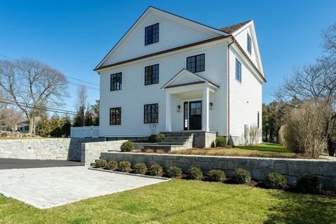 Completely Renovated to the Studs and to the highest standards in 2024 - 5 Bed, 4.1 Bath, 4458 sq ft - Nestled south of the village in Old Greenwich, this stunning home has been meticulously renovated down to the studs by a noted local builder, offer...