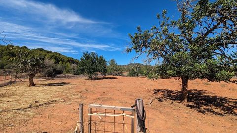 Rustic land ARIP of 12.200 m² of surface in the countryside of Santa Agnés de Corona with house-storage of 35 m². It is located in a natural environment of Ibizan forest, with mountain views and surrounded by trees and nature. It is an excellent opti...