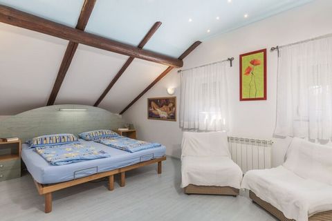 Our house is in a quiet location in the settlement of Spadici in Istria's most popular holiday resort Porec. The distance to the beach, shopping and sports facilities is approx. 600 meters. Our family lives in the house and speaks German, English, It...