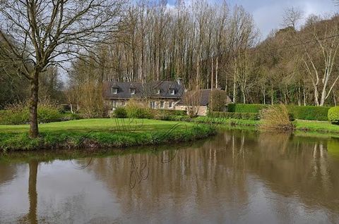 Surrounded by nature, with fishing and hiking possibilities, this mill and its outbuildings of the 18th century sits in the middle of its garden crossed by the river. The views from the property are of rivaling charm. With respect to the hydraulics, ...