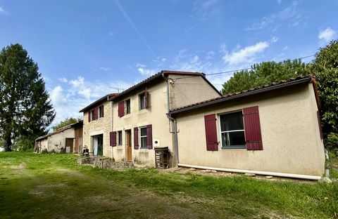 Nicely renovated 4 bedroom hamlet property with large attached barn, small cottage to renovate and 4500m of grounds. This character house comprises a fitted kitchen with part flagstone flooring and access to rear utility/W.C, a large sitting room wit...