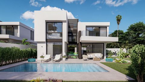 Wij presenteren u deze spectaculaire moderne villa in La Nucia. Dit is een exclusieve residentie van 9 prachtige villa's in Benidorm, elk met een eigen tuin met inheemse planten, buitenzwembad en solarium terras, waar u kunt genieten van de levenssti...