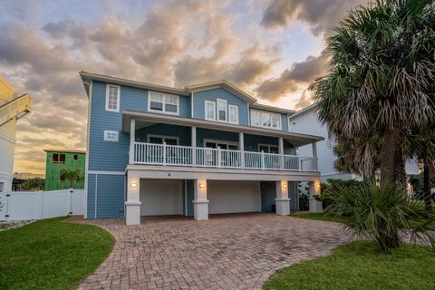 Experience the St. Augustine Beach lifestyle at it's finest! Just steps from the sand, in the heart of St. Augustine Beach you'll find 6 12th St. With over 3,000 square feet of living space, a 3+ car garage and large drive way, there's plenty of room...