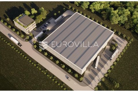 Sveta Nedelja-Novaki, office-warehouse-production hall 5700 m2. It consists of an office area of 1,100 m2, and a storage and production area of 4,600 m2, 10 m high. There will be about 40 outdoor parking spaces on the plot. The office building will b...