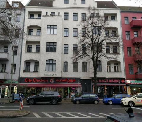 Address: Huttenstraße 71, 10553 Berlin Property description – 2ND FLOOR. – kitchen – 1 living room and 1 bedroom, – box window – High ceilings – daylight apartment – Real wood floor Building The apartment is approx. 50.34 m² and is located on the 2nd...