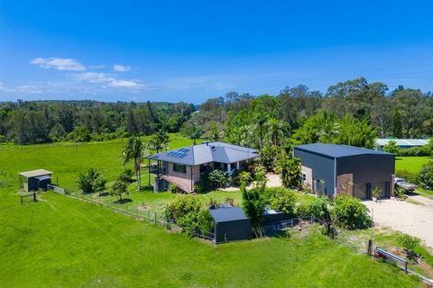 Introducing Kahana, a uniquely stunning 10 acre property with a 4 bedroom plus rumpus home in the highly sought after area of Sancrox NSW conveniently located between Port Macquarie and Wauchope. This location offers the perfect blend of privacy, spa...