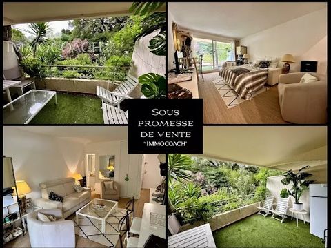 - SOUS PROMESSE DE VENTE PAR IMMOCOACH - Au sein d'une copropriété fleurie avec piscine et gardien, ce studio de 25 m2 très bien placé et décoré avec goût sera parfait comme pied à terre ou investissement locatif, avec sa terrasse plein Sud de 11 m2 ...